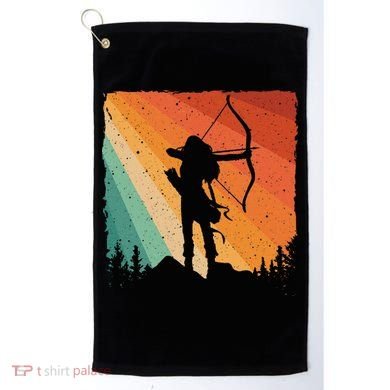 Cute Archery Design Archer Archery Lovers Golf Towel