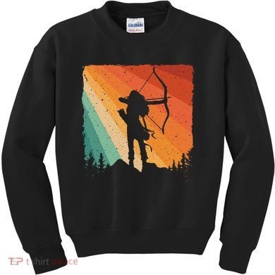 Cute Archery Design Archer Archery Lovers Kids Sweatshirt