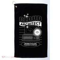 Cloud Architect Data Center Golf Towel thumb 0