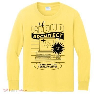 Cloud Architect Data Center Kids Long Sleeve Shirt