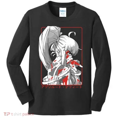 Crow Absolute Defeat Kids Long Sleeve Shirt