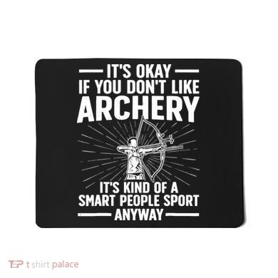 Cute Archery Design For Archer Bow Archery Lover Mousepad