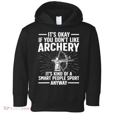 Cute Archery Design For Archer Bow Archery Lover Toddler Hoodie