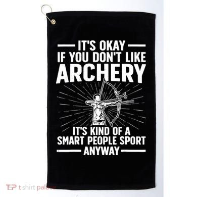 Cute Archery Design For Archer Bow Archery Lover Golf Towel