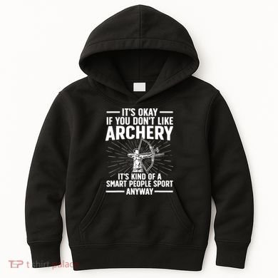 Cute Archery Design For Archer Bow Archery Lover Kids Hoodie