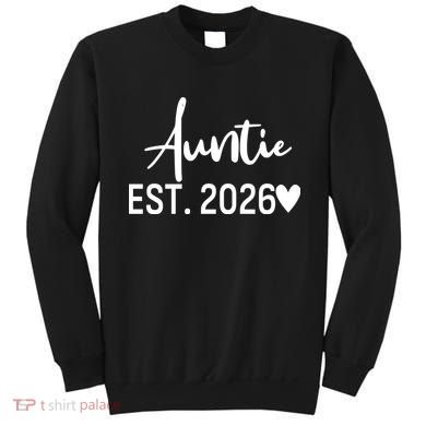 Cute Auntie EST 2026 Sweatshirt