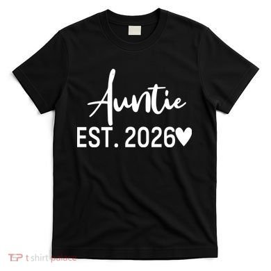 Cute Auntie EST 2026 T-Shirt