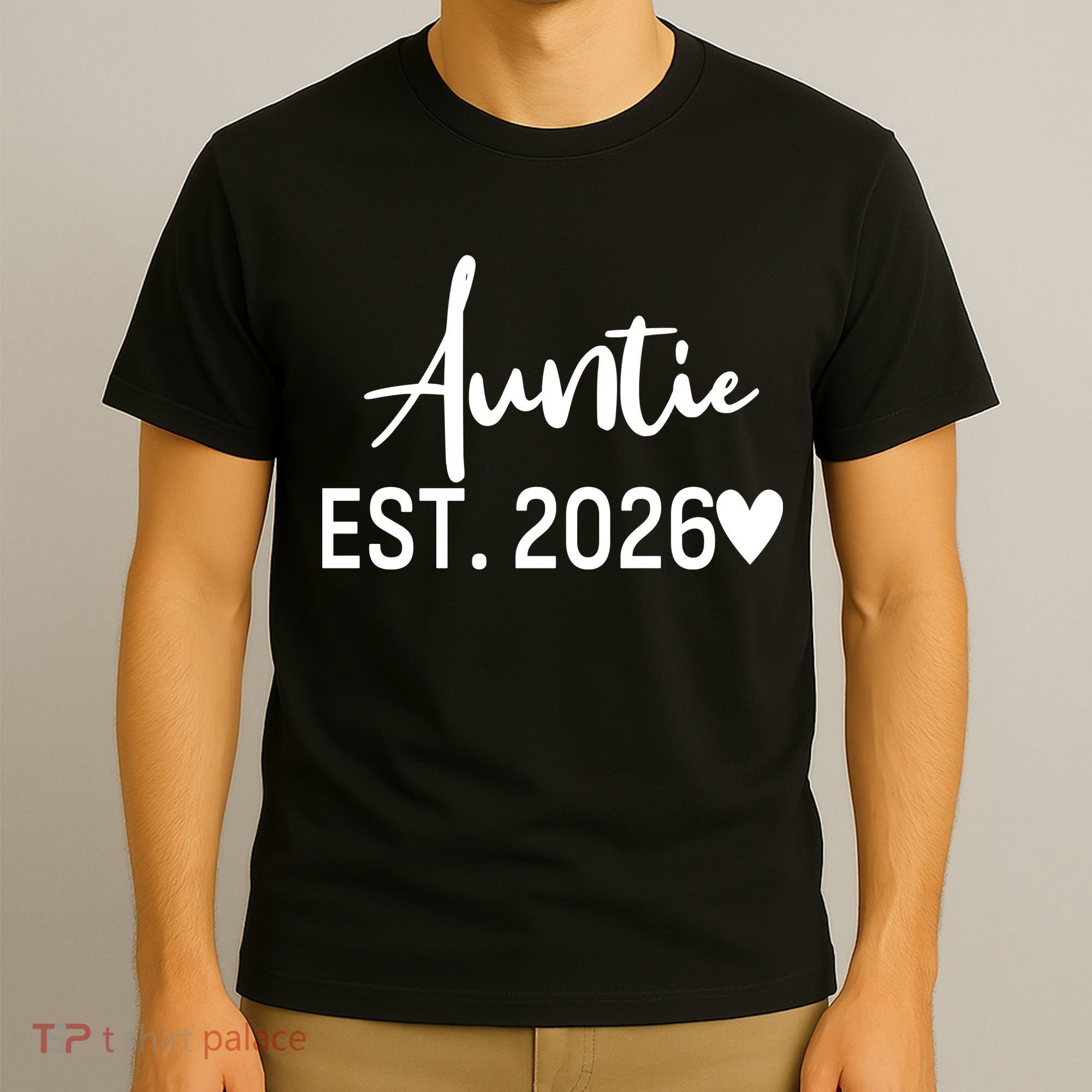 Cute Auntie EST 2026 T-Shirt
