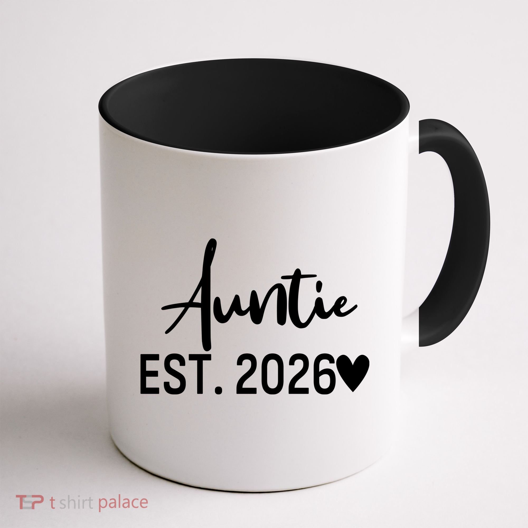 Cute Auntie EST 2026 Coffee Mug