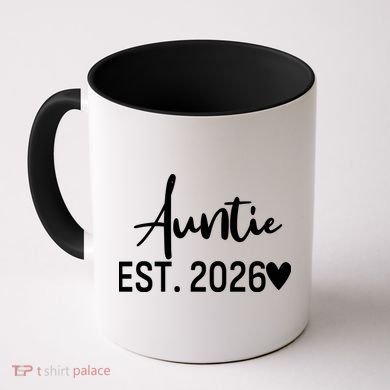 Cute Auntie EST 2026 Coffee Mug