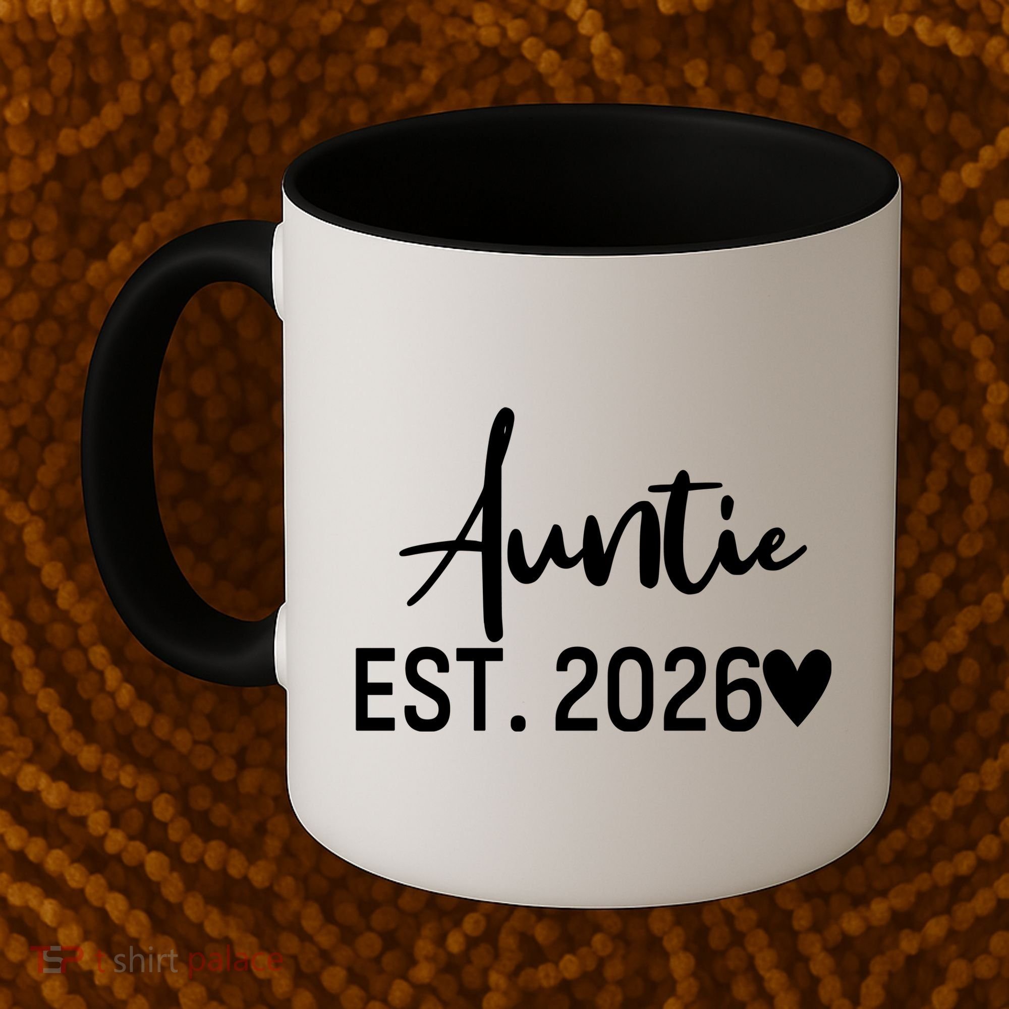 Cute Auntie EST 2026 Coffee Mug