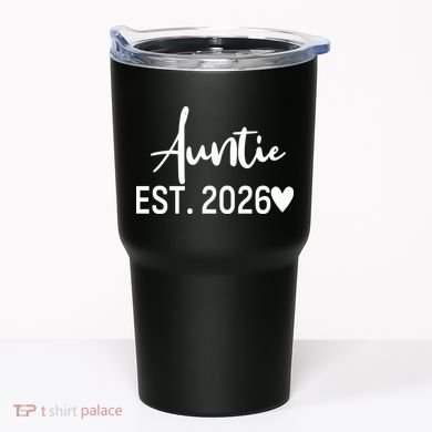 Cute Auntie EST 2026 Tumbler