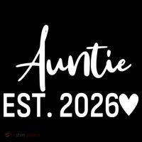 Cute Auntie EST 2026 Ornament thumb 1
