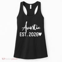 Cute Auntie EST 2026 Women's Tank Top thumb 0