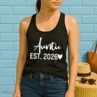 Cute Auntie EST 2026 Women's Tank Top thumb 2