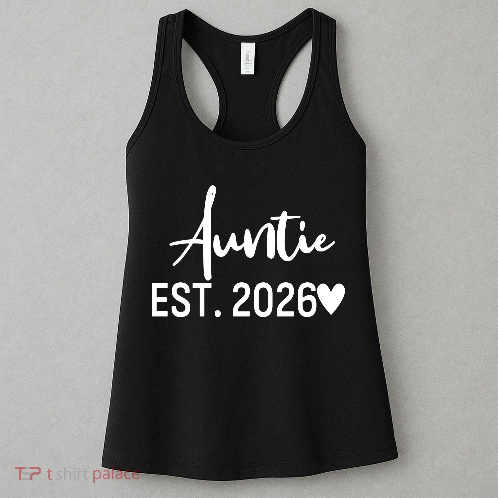 Cute Auntie EST 2026 Women's Tank Top