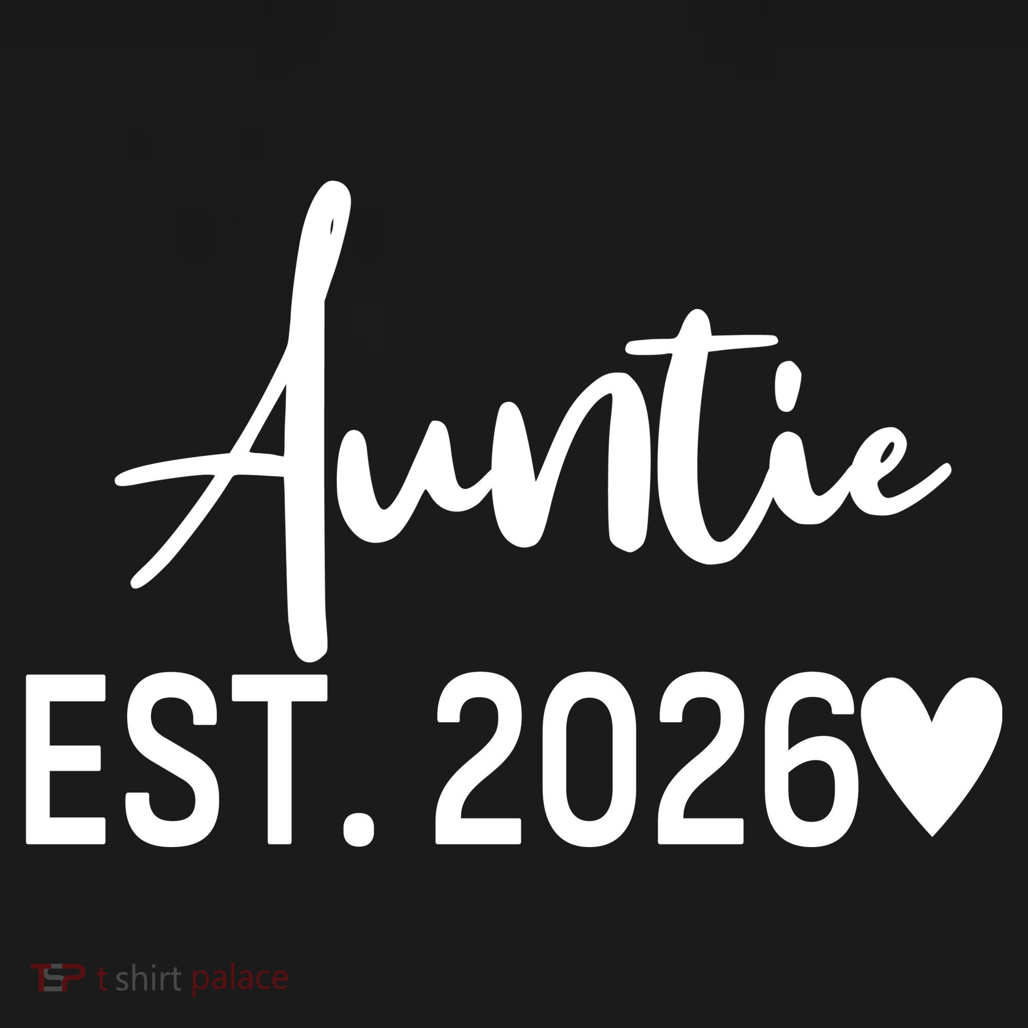 Cute Auntie EST 2026 Women's Long Sleeve Shirt