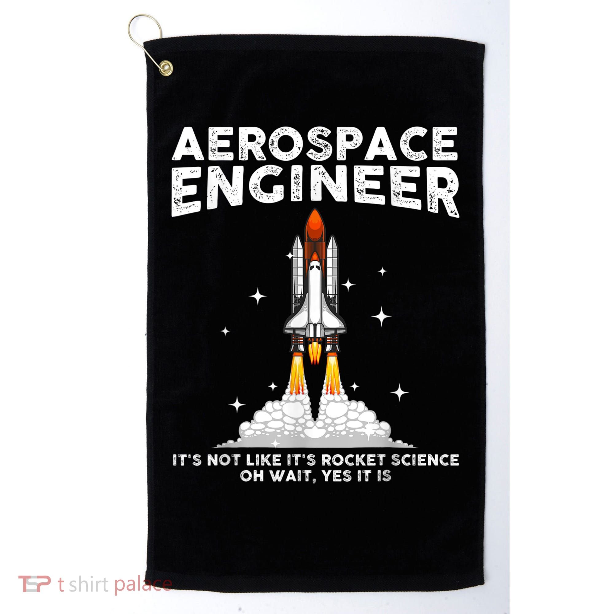 Cool Aerospace Engineer For Men Women Aerospace Engineering Golf Towel