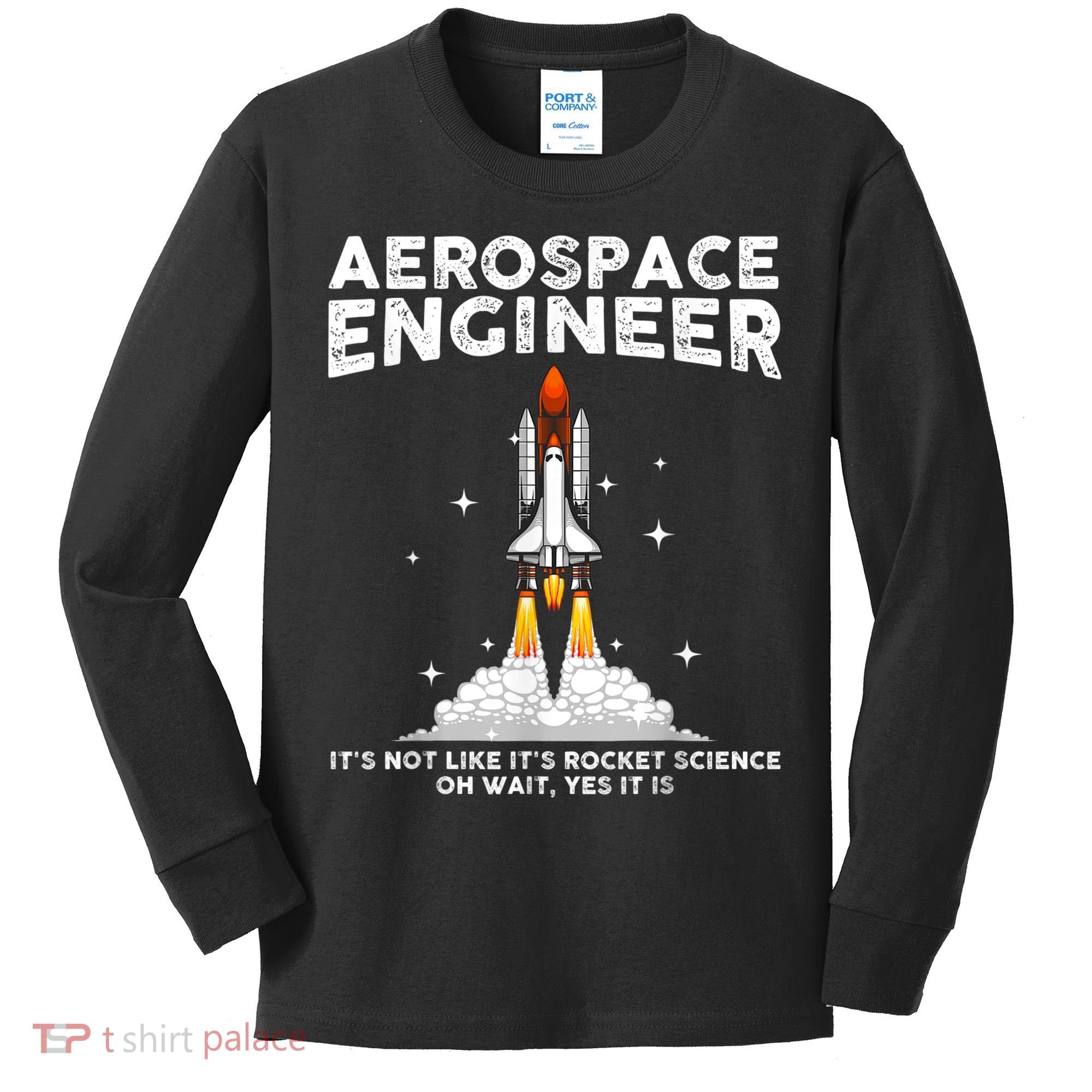 Cool Aerospace Engineer For Men Women Aerospace Engineering Kids Long Sleeve Shirt