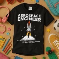 Cool Aerospace Engineer For Men Women Aerospace Engineering Kids T-Shirt thumb 3