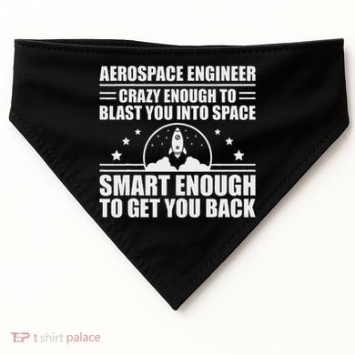Cool Aerospace Engineer Art For Women Aeronautical Space USA-Made Doggie Bandana