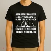 Cool Aerospace Engineer Art For Women Aeronautical Space T-Shirt thumb 3