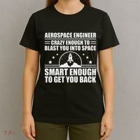 Cool Aerospace Engineer Art For Women Aeronautical Space T-Shirt thumb 4