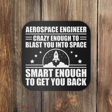 Cool Aerospace Engineer Art For Women Aeronautical Space Coaster