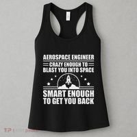 Cool Aerospace Engineer Art For Women Aeronautical Space Women's Tank Top thumb 3