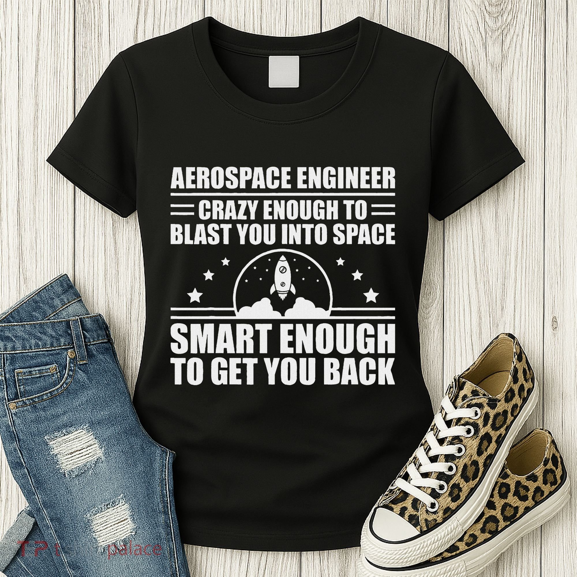 Cool Aerospace Engineer Art For Women Aeronautical Space Women's T-Shirt