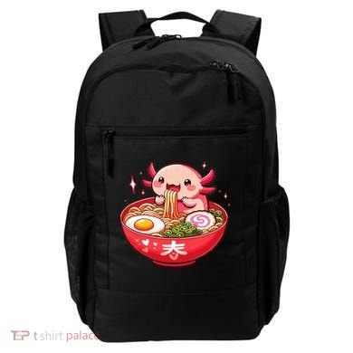 Cute Axolotl Eats Ramen Noodles Axolotls Ramen Backpack