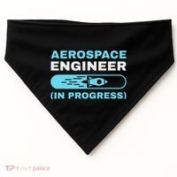 Cool Aerospace Engineer For Women Aeronautical Engineer USA-Made Doggie Bandana thumb 0