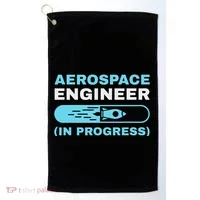 Cool Aerospace Engineer For Women Aeronautical Engineer Golf Towel thumb 0