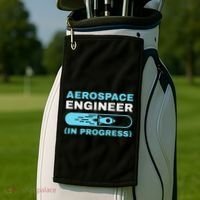 Cool Aerospace Engineer For Women Aeronautical Engineer Golf Towel thumb 2