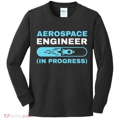Cool Aerospace Engineer For Women Aeronautical Engineer Kids Long Sleeve Shirt