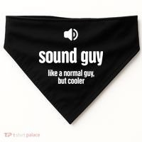 Cool Audio Engineer Funny Sound Guy USA-Made Doggie Bandana thumb 0