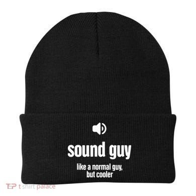Cool Audio Engineer Funny Sound Guy Beanie
