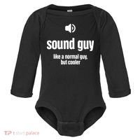 Cool Audio Engineer Funny Sound Guy Baby Long Sleeve Bodysuit thumb 0