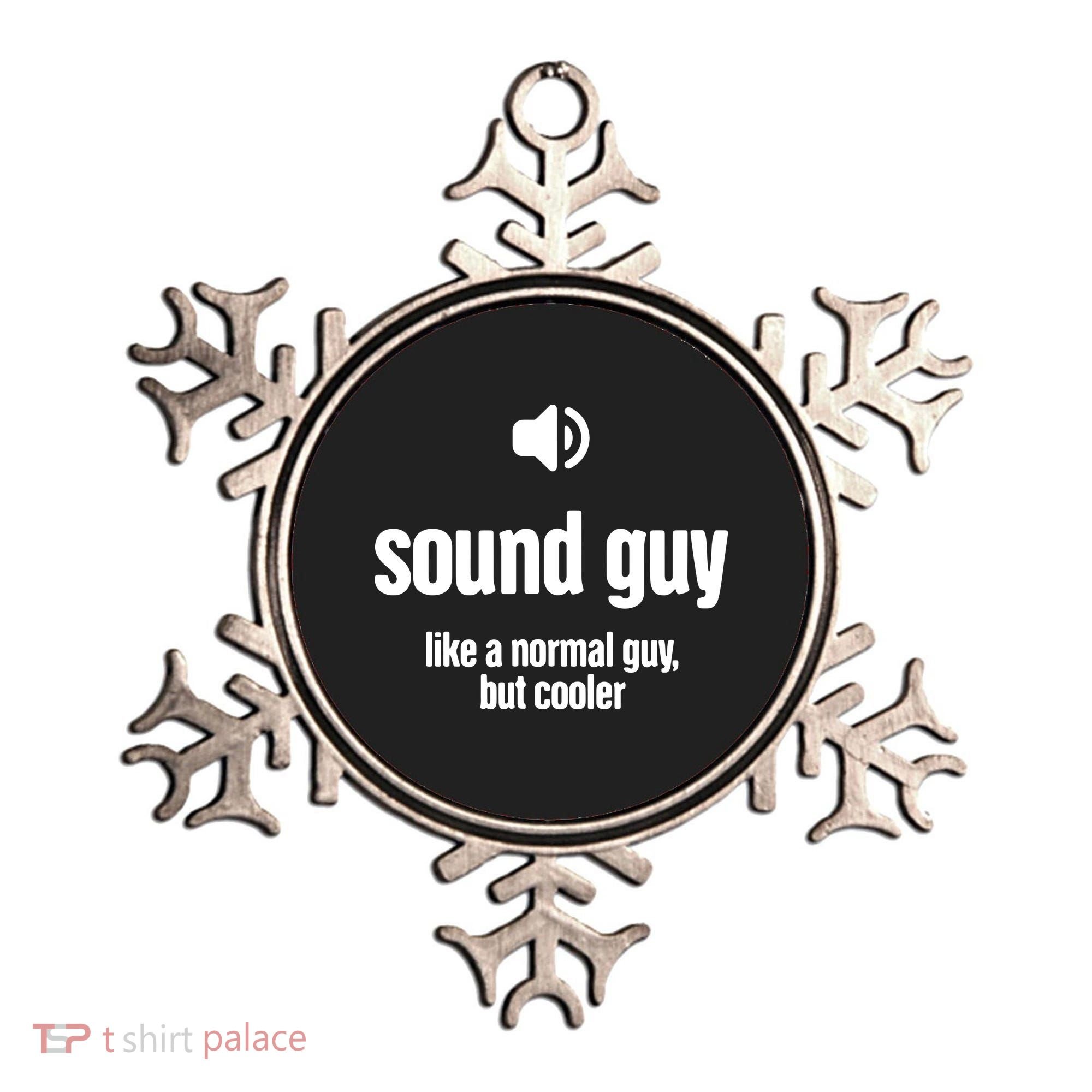 Cool Audio Engineer Funny Sound Guy Ornament