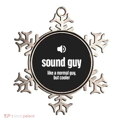 Cool Audio Engineer Funny Sound Guy Ornament