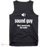 Cool Audio Engineer Funny Sound Guy Tank Top thumb 0