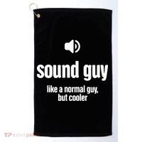 Cool Audio Engineer Funny Sound Guy Golf Towel thumb 0