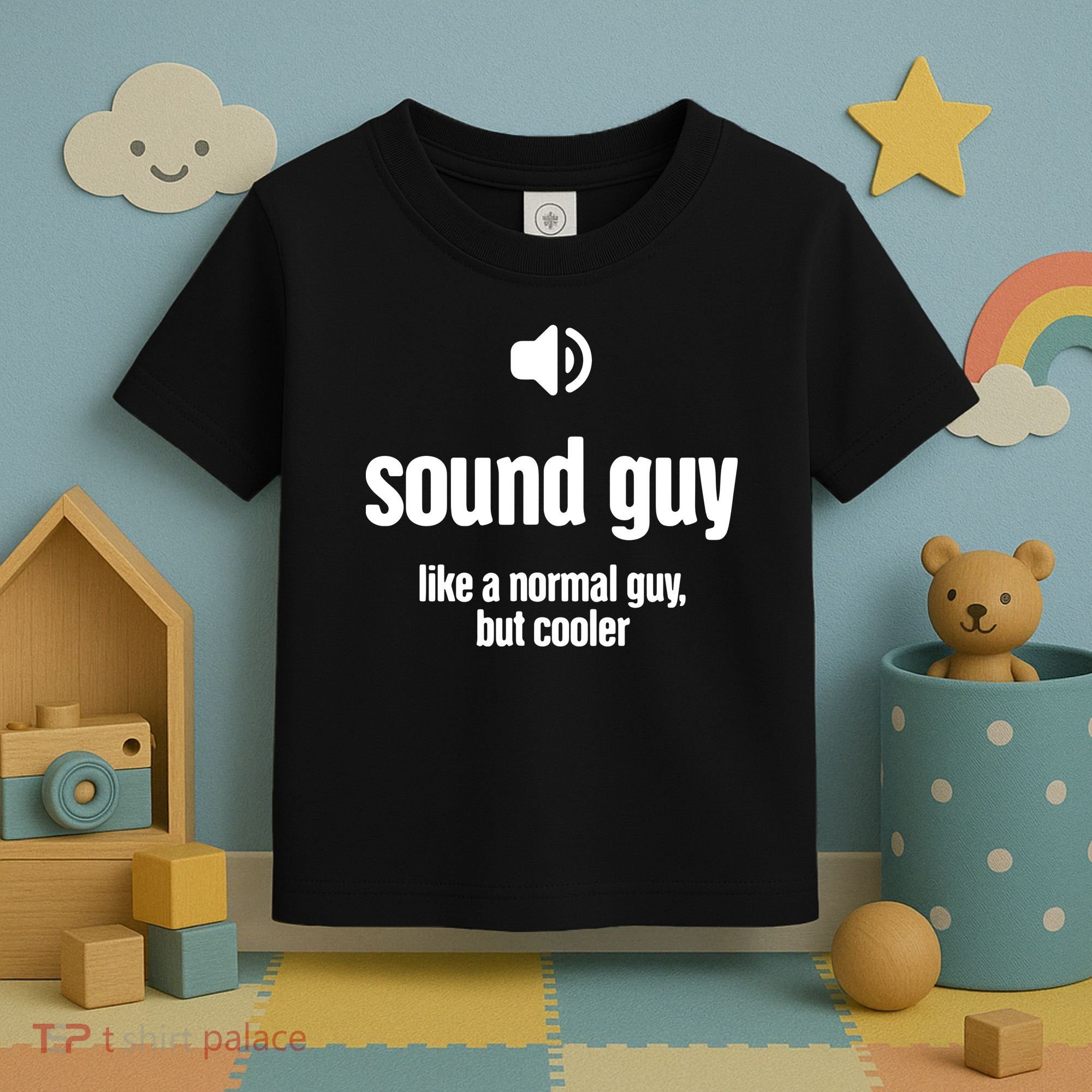 Cool Audio Engineer Funny Sound Guy Toddler T-Shirt