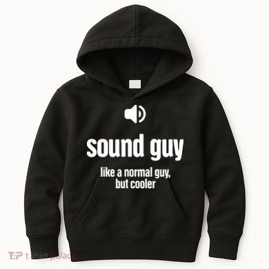 Cool Audio Engineer Funny Sound Guy Kids Hoodie