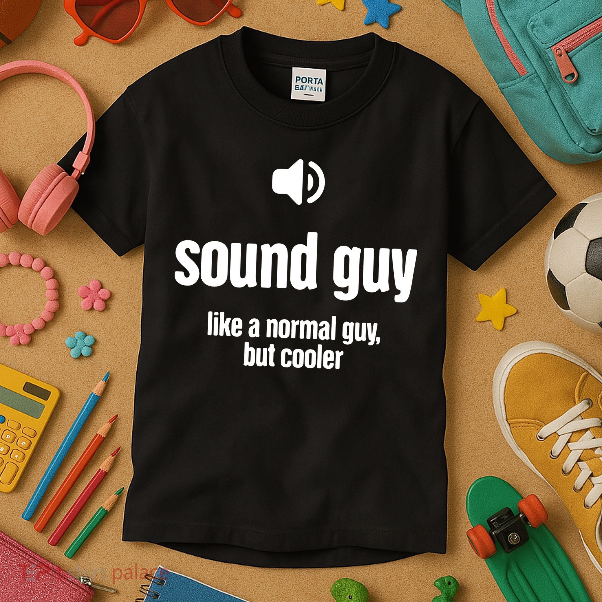 Cool Audio Engineer Funny Sound Guy Kids T-Shirt