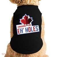 Canadians Are Eh Holes Funny Canada Doggie Tank thumb 0