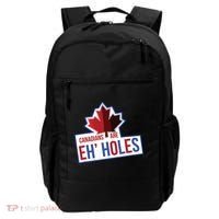 Canadians Are Eh Holes Funny Canada Backpack thumb 0