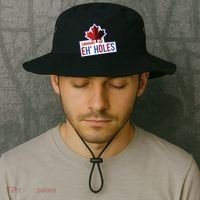 Canadians Are Eh Holes Funny Canada Bucket Hat thumb 2