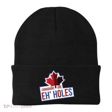 Canadians Are Eh Holes Funny Canada Beanie