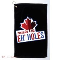 Canadians Are Eh Holes Funny Canada Golf Towel thumb 0